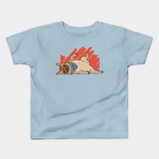 Adorable Pug Illustration Kids T-Shirt